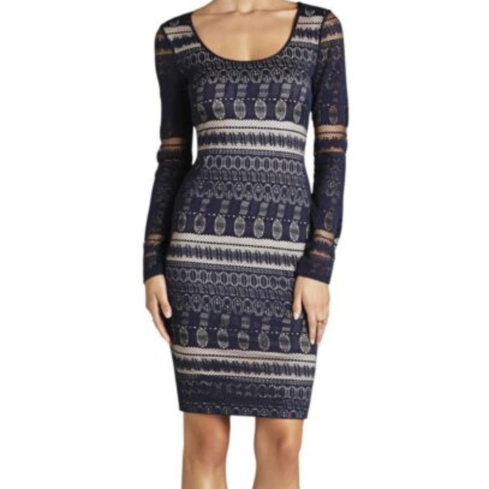 BCBGMaxazria Tanya Sheath Dress Lace